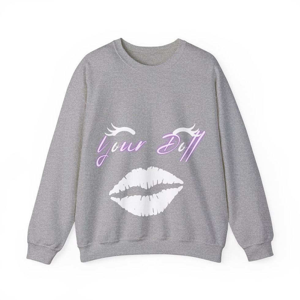 Thumbnail: Your Doll Unisex Heavy Blend™ Crewneck Sweatshirt