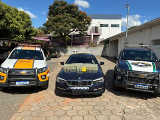 Operação Nota Fria: BMW com R$ 16 milhões em cocaína é apreendida na MG-050