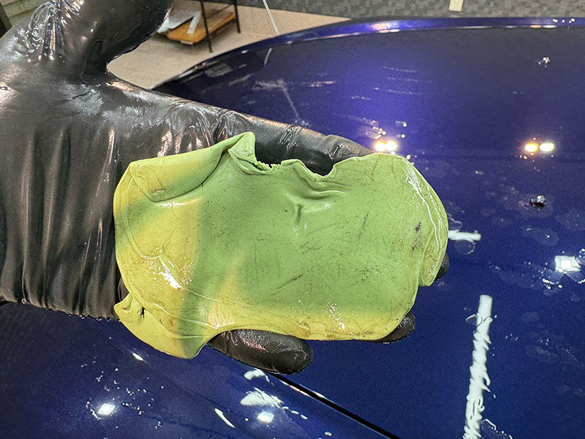 S2000の鉄粉除去作業