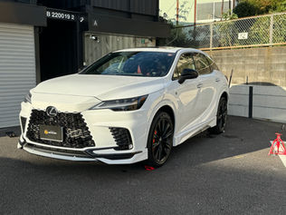 マットホイールの脱着両面コーティング ｜ 新型車レクサス RX の施工車事例 ／ 千葉県市原市O様より | 横浜で車のコーティングならMr.Polishへ