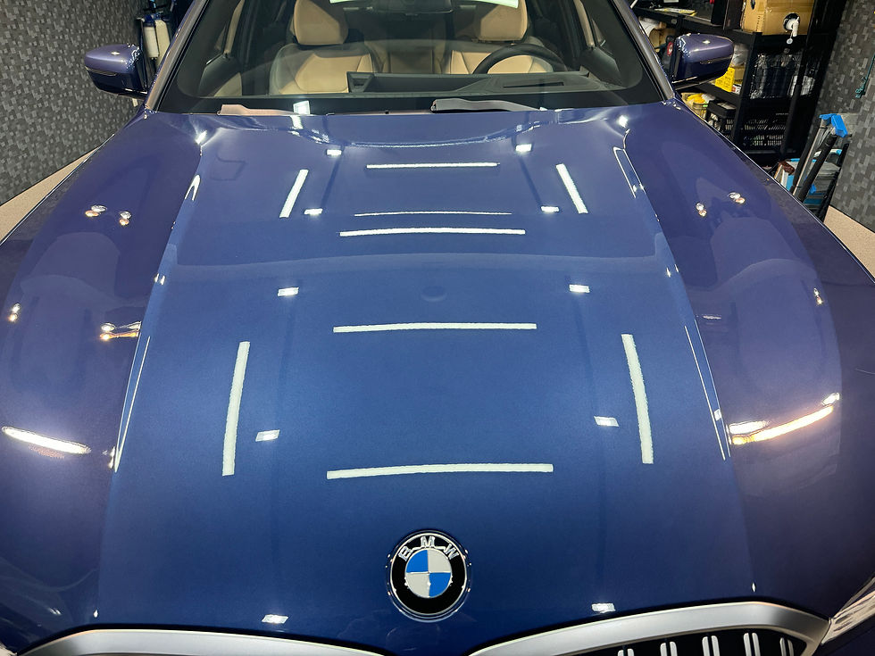 BMW アルピナB3にセラミックコーティングとプロテクションフィルム施工完了