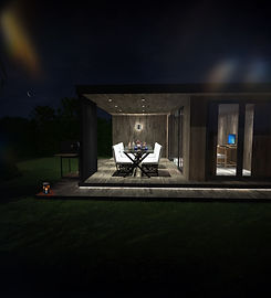 Garden Room with Al-Fresco Outdoor Dining Area