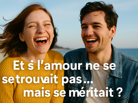✨ Et si l’amour ne se trouvait pas… mais se méritait ?