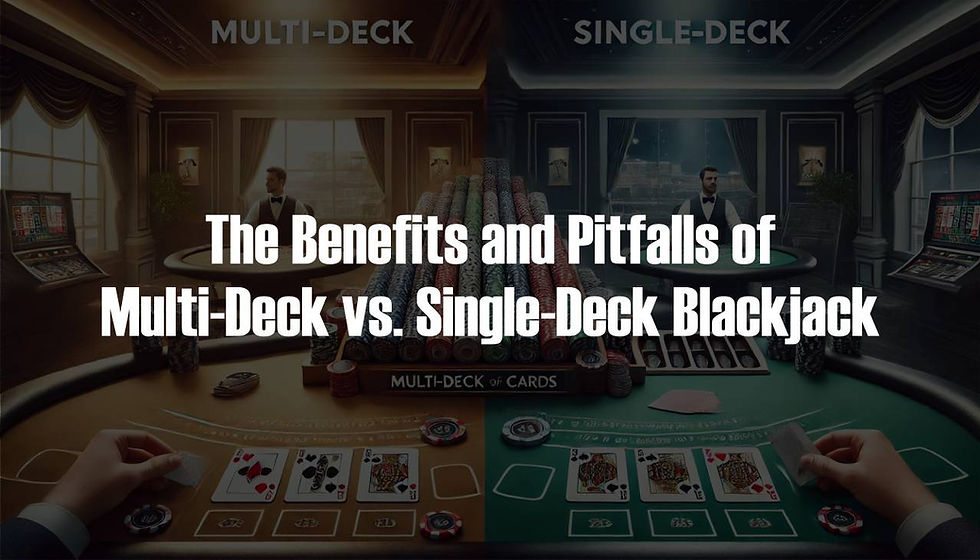 The Benefits and Pitfalls of Multi-Deck vs. Single-Deck Blackjack