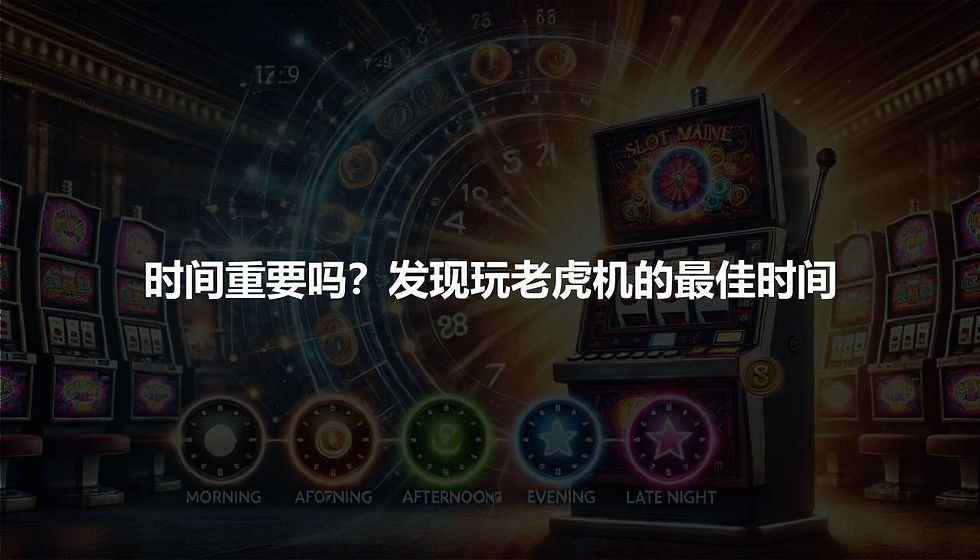 时间重要吗?发现玩老虎机的最佳时间