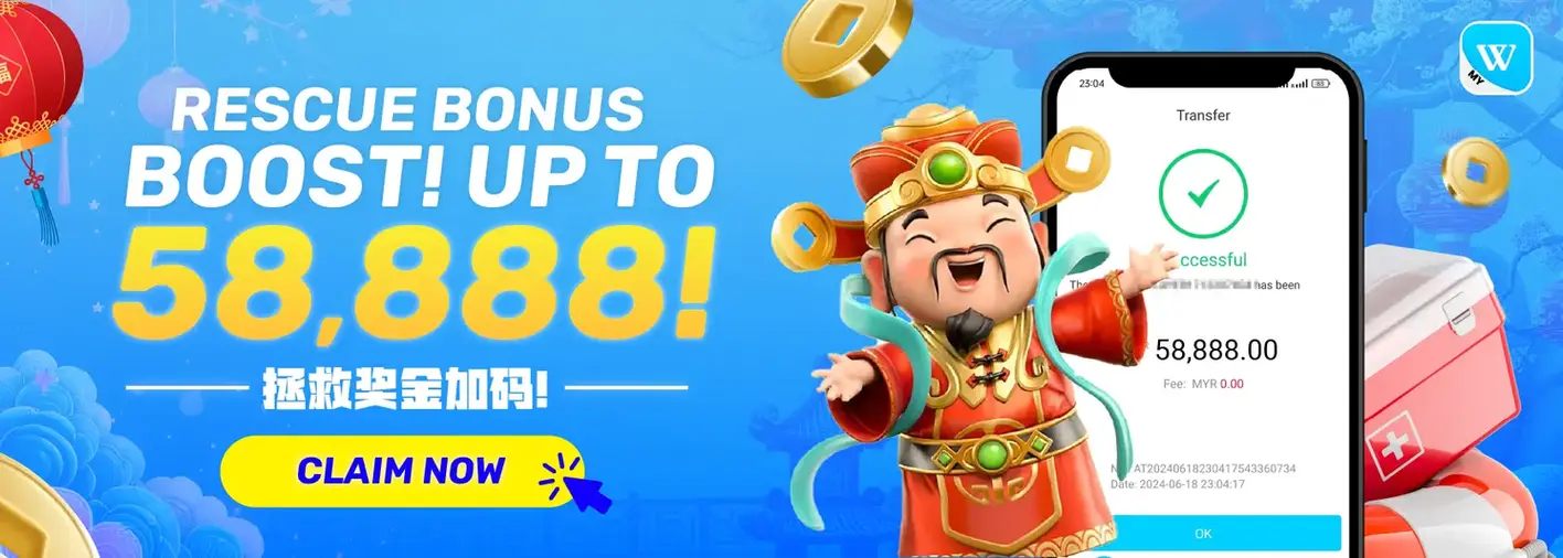 Winbox Rescue Bonus RM58888