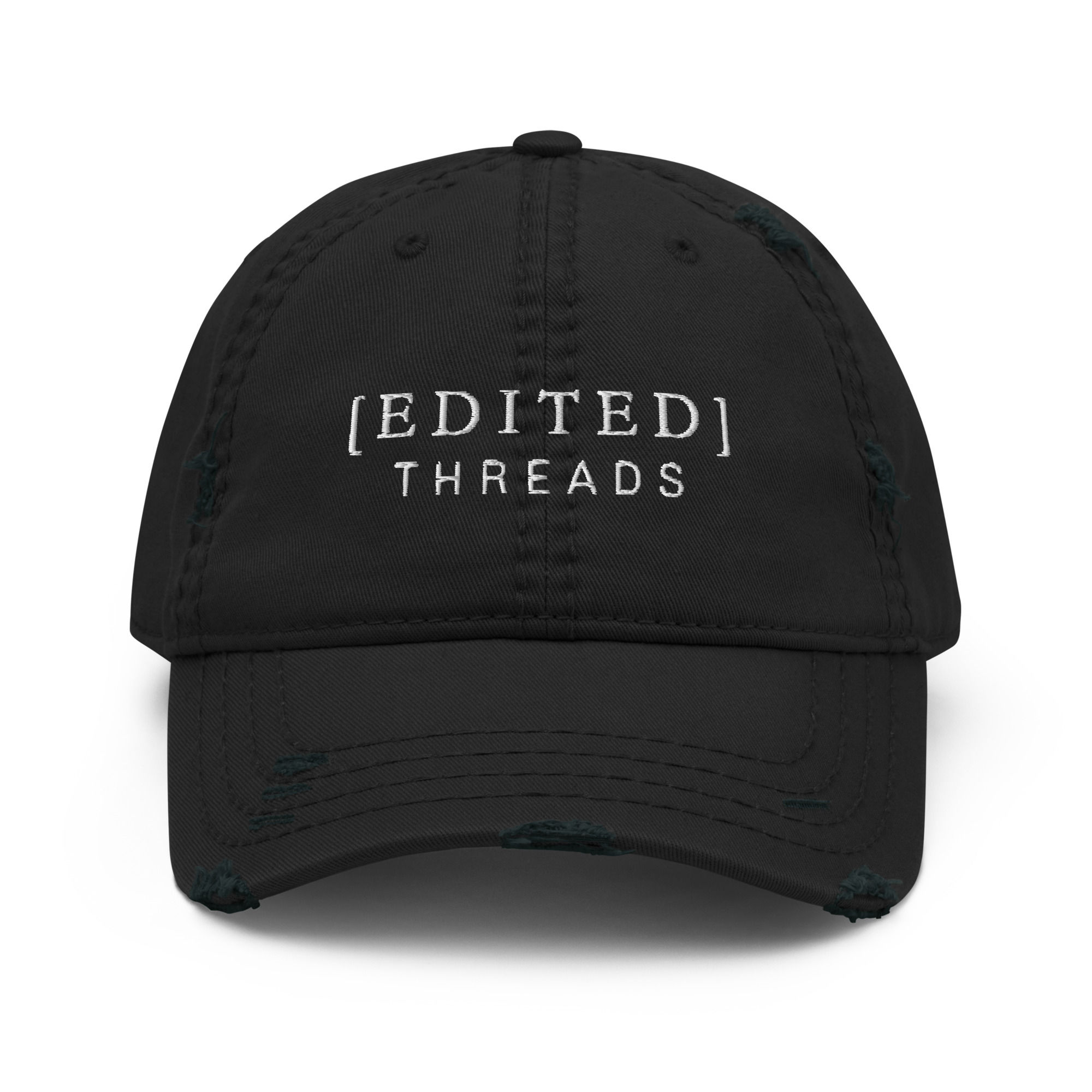 Edited Distressed Baseball Cap