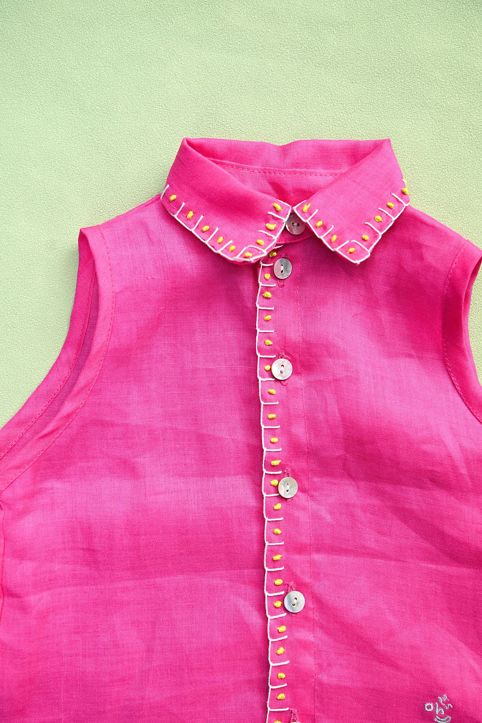 Thumbnail: Azalea ~ Cropped Sleeveless Mini Bordado