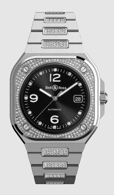 Bell & Ross BR 05 DIAMOND BR05A-BL-STFLD/SRB content media