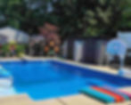 A pool party begins with the setting!