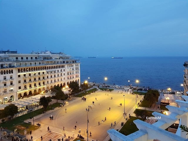 View from the Electra Palace Hotel Balcony Cafe