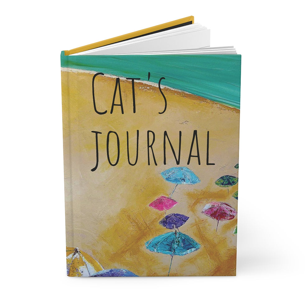 Thumbnail: Personalized (Name) Beach Umbrella's Hardcover Journal