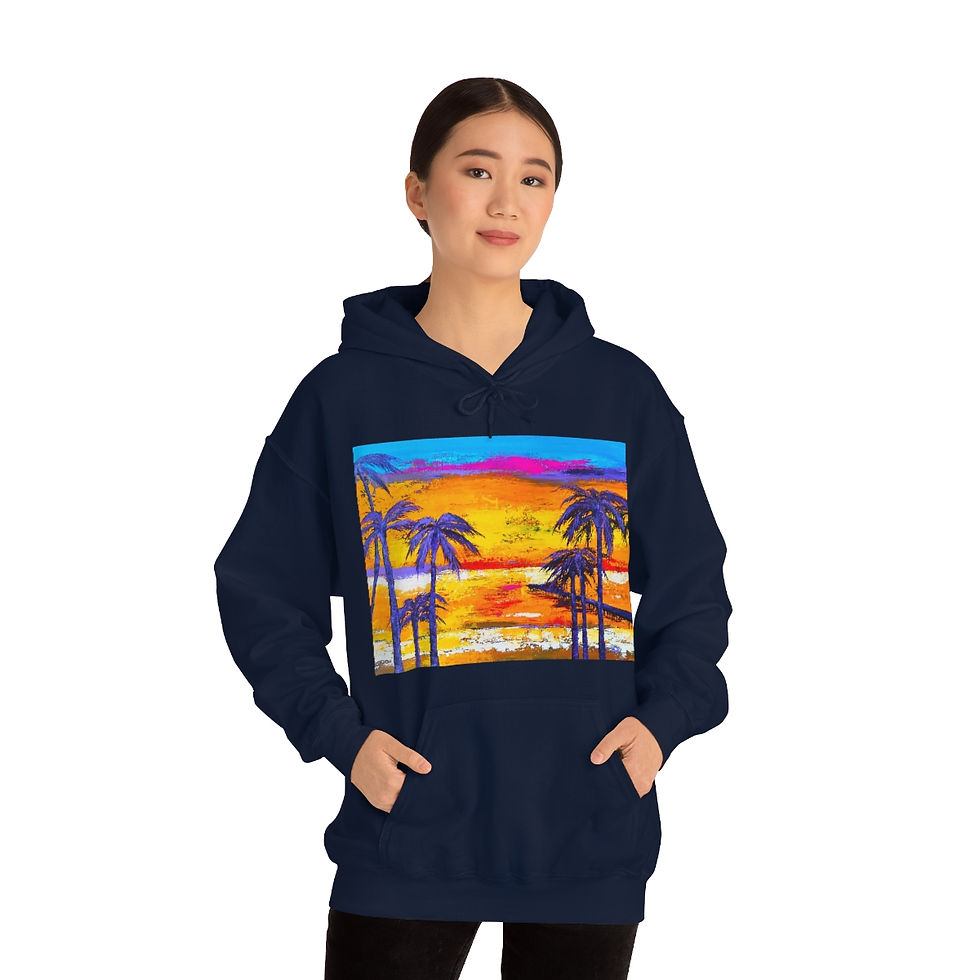 Thumbnail: San Clemente Pier Unisex Heavy Blend™ Hooded Sweatshirt