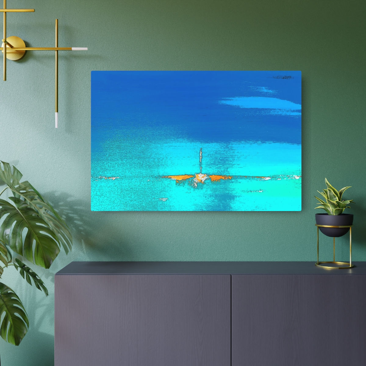 "Morning Calm" Metal Fine Art Print