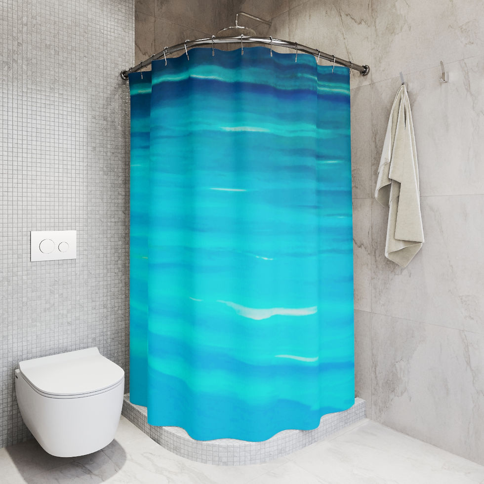 Ocean Waves Shower Curtains 