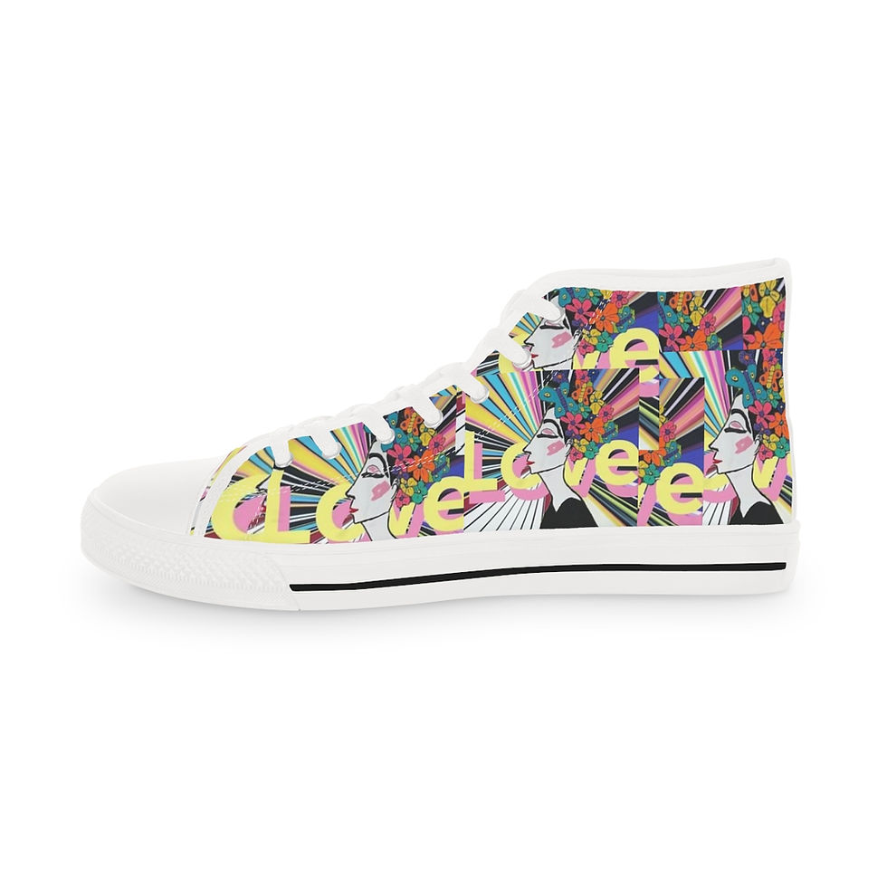 Thumbnail: Audrey Love Men's High Top Sneakers