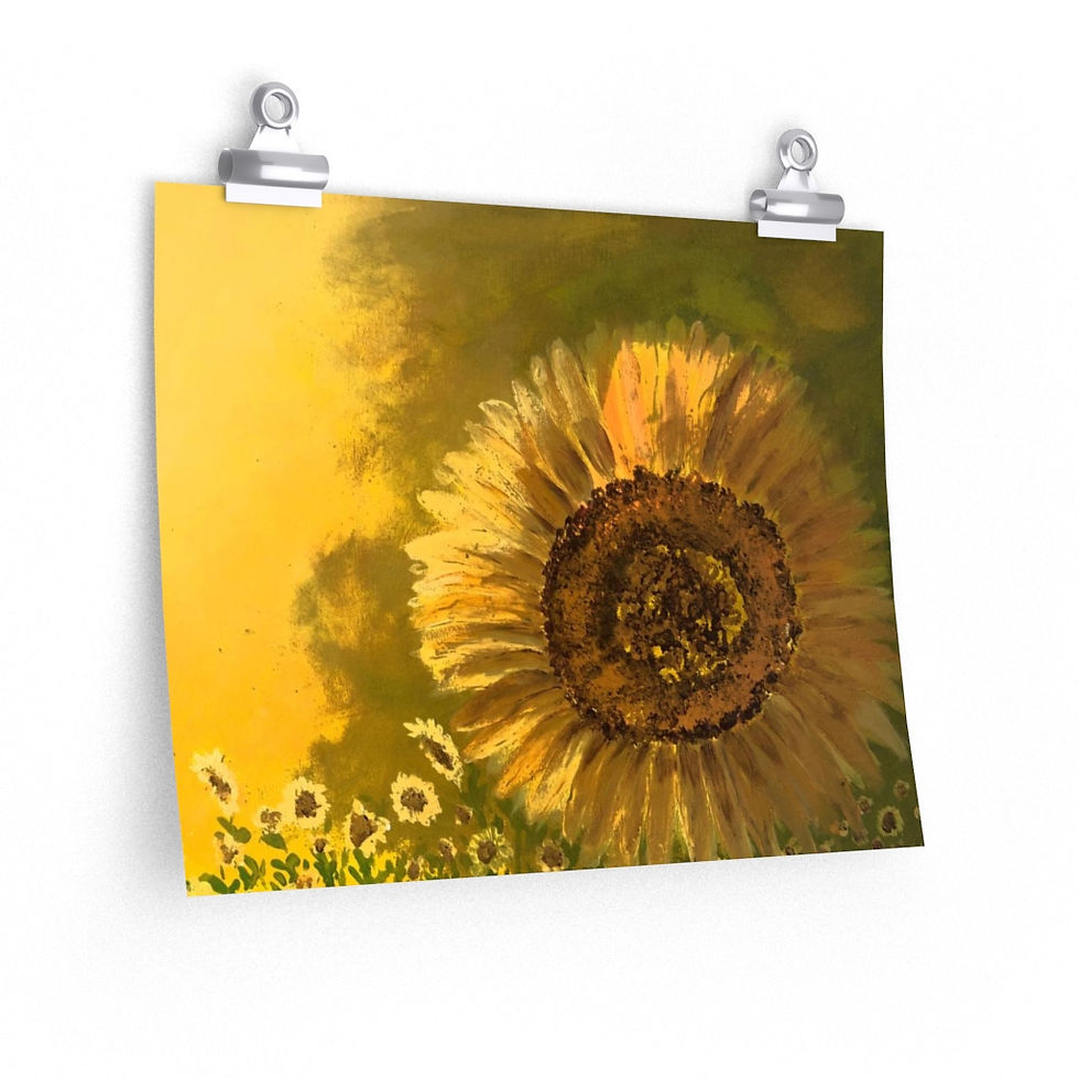 Thumbnail: "Original Sunflower" Premium Matte Poster