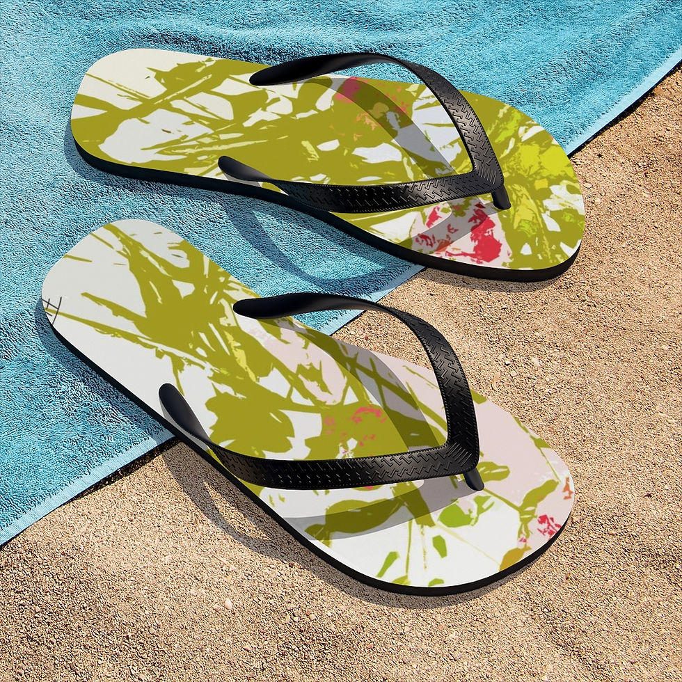 Thumbnail: Hibiscus Unisex Flip-Flops