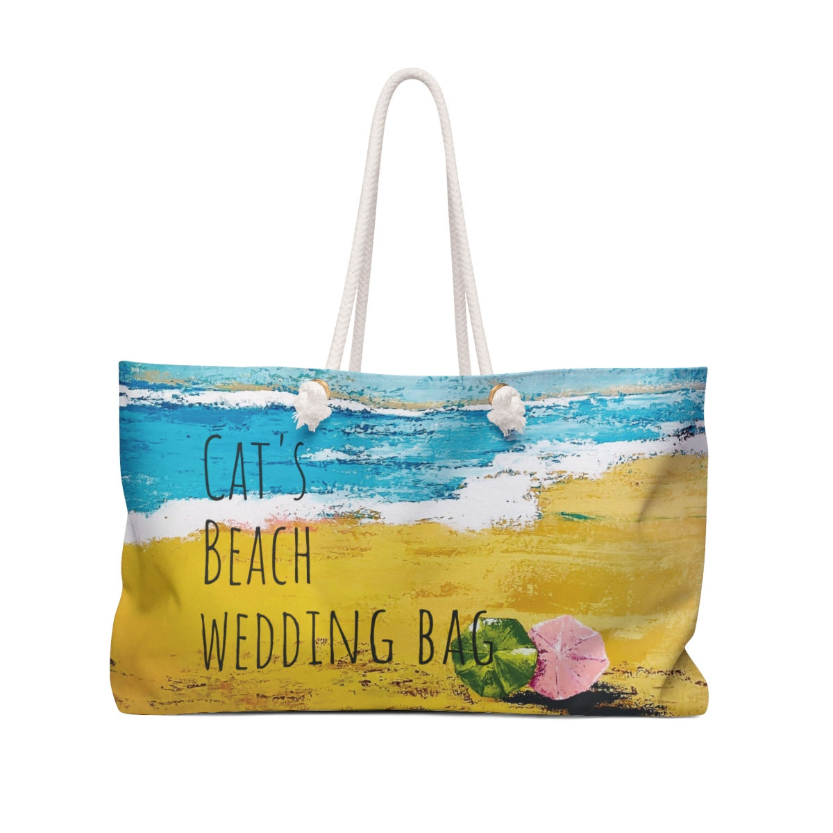 Personalized Weekender/Beach Bag, Customizable for any Event or just for YOU!