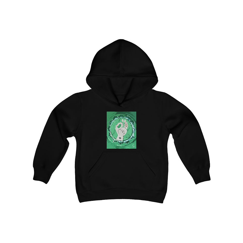 Thumbnail: Anahata Youth Heavy Blend Hooded Sweatshirt