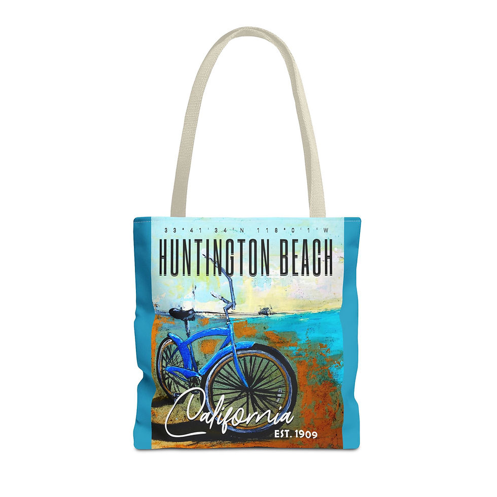Thumbnail: Huntington Beach Tote Bag Perfect for Summer, Travel, and Beach Days