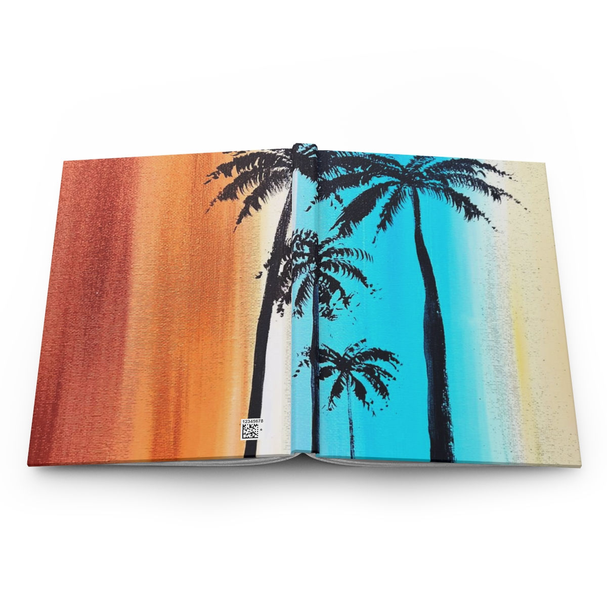 Retro Palms Hardcover Journal