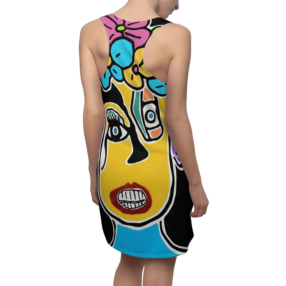 Thumbnail: Women's Cut & Sew Racerback Dress (AOP)