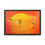 Thumbnail: Sunset Pelicans Matte Canvas Print (Framed)