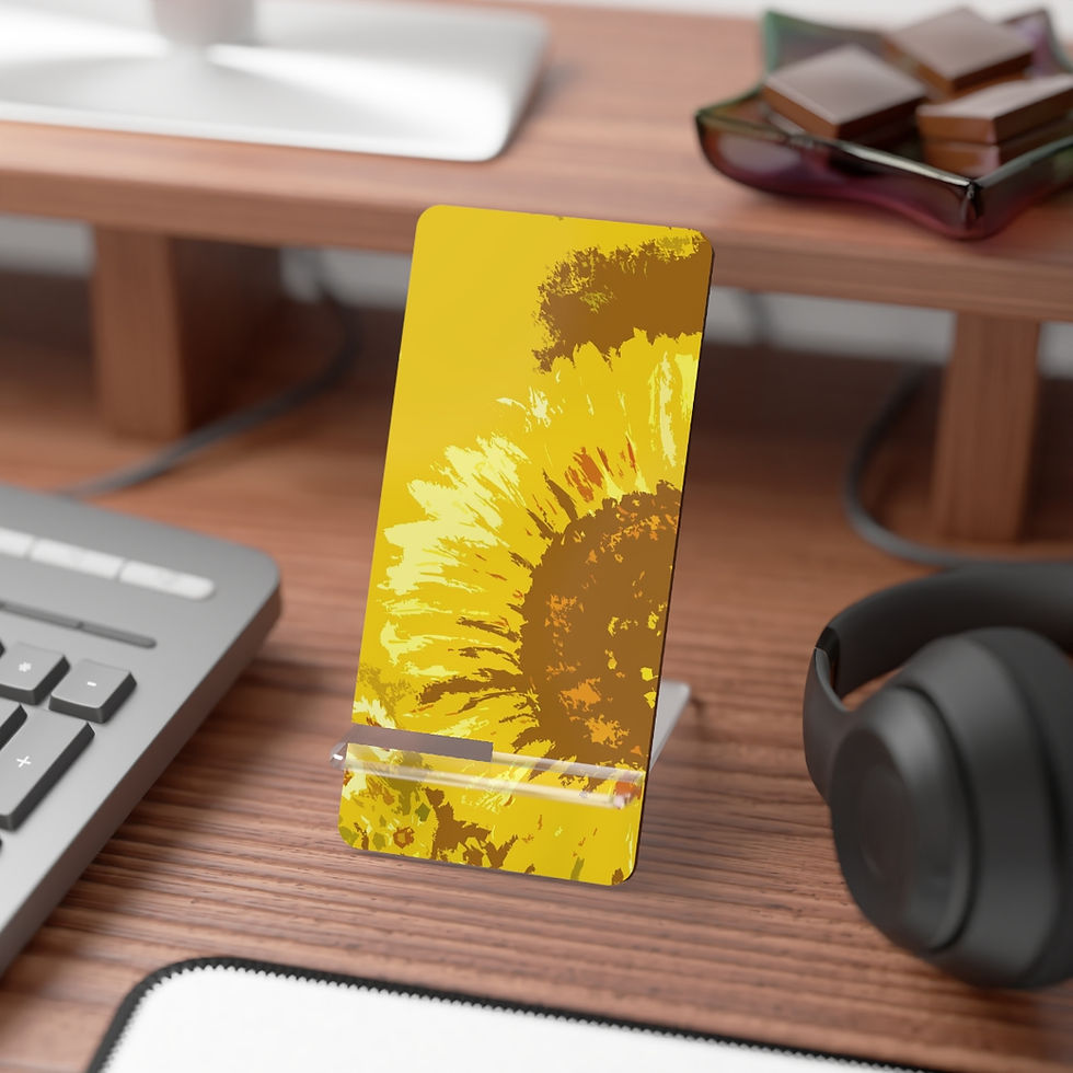 Thumbnail: Digital Sunflower Stand for Smartphones