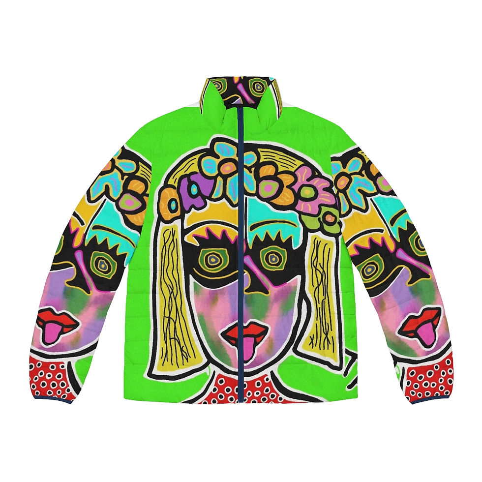 Men's Puffer Jacket (AOP)