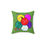 Thumbnail: Love and Joy Christmas Faux Suede Pillow by TAVi Art