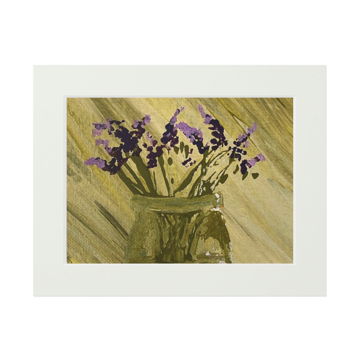 "Lavendar in Bell Jar" Fine Art Print