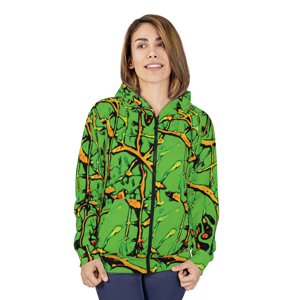 Thumbnail: Color is Freedom by TAVi Art Unisex Zip Hoodie 