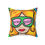 Thumbnail: Disco Disco Faux Suede Pillow by TAVi Art