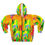 Thumbnail: Vibrant Abstract Zip Hoodie, Colorful Unisex Zip Hoodie