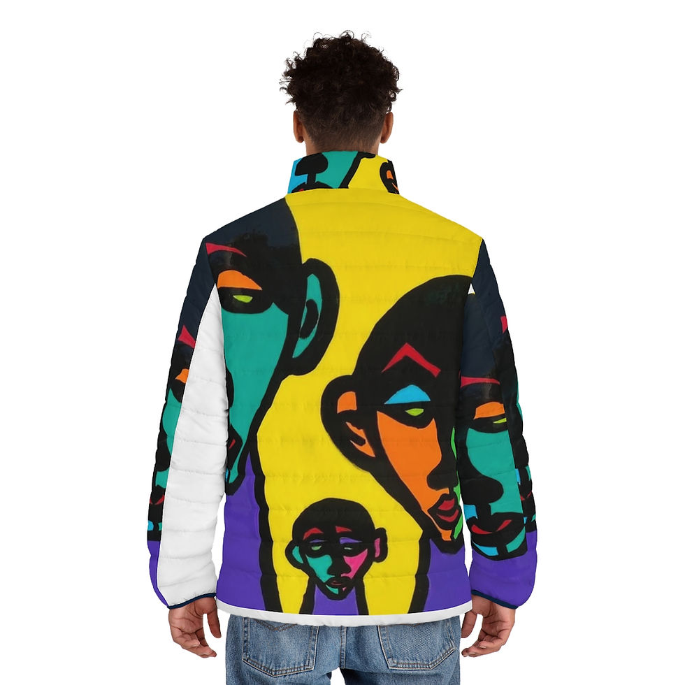 Thumbnail: Men's Puffer Jacket (AOP)