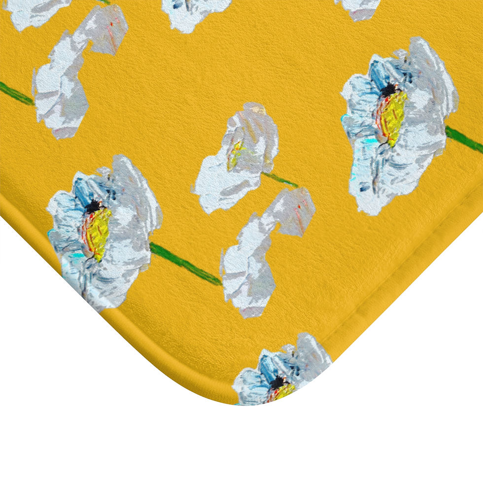Thumbnail: Floral Bath Mat - 2 Sizes