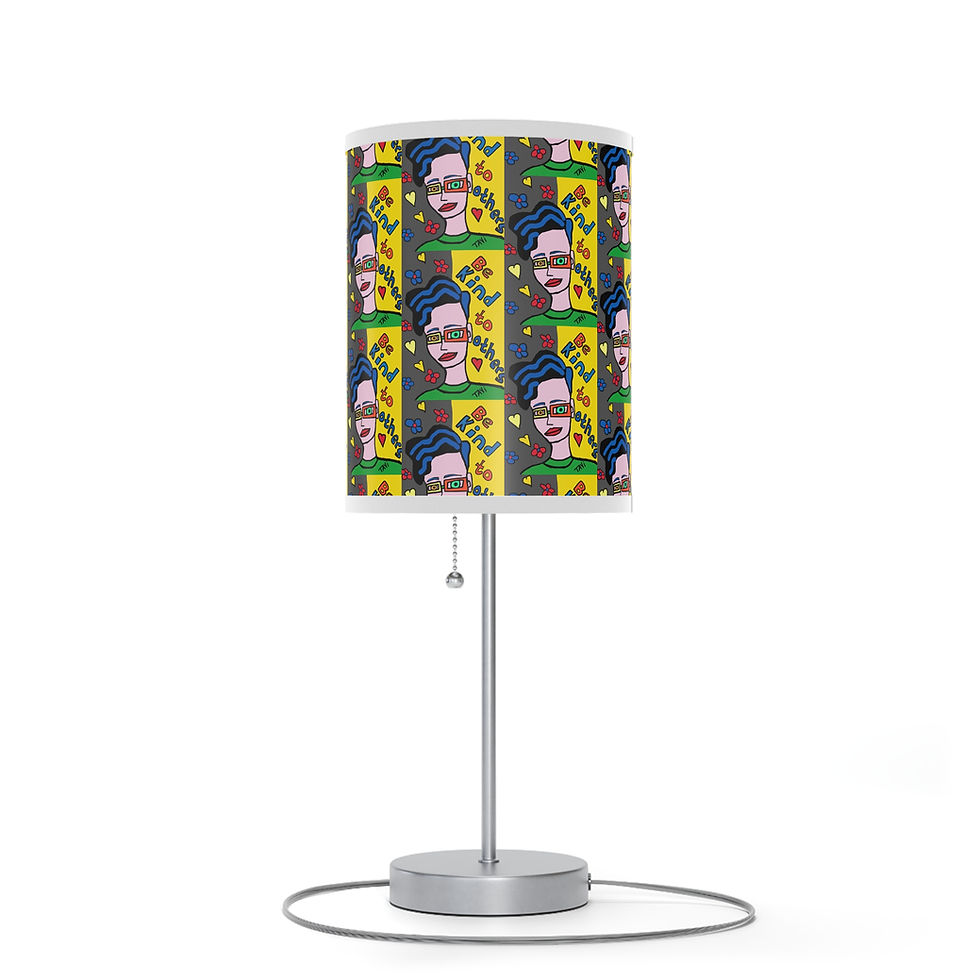 Thumbnail: Retro Pop Art Table Lamp by TAVi Art with US|CA Plug