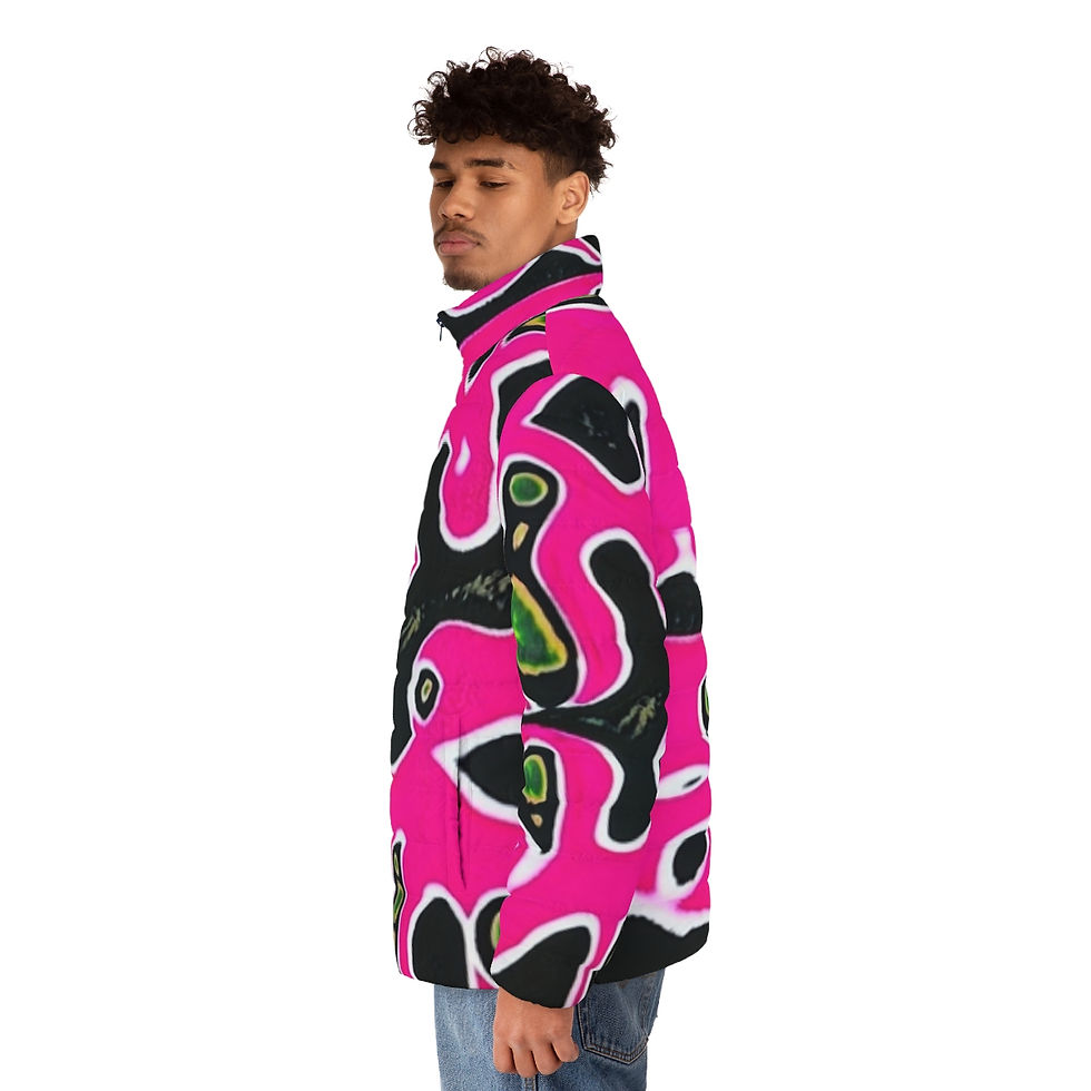 Thumbnail: Men's Puffer Jacket (AOP)