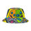 Thumbnail: Vibrant Abstract Art Bucket Hat - Trendy Summer Accessory by TAVi Art