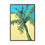 Thumbnail: Tropical Palm Matte Canvas Print - Framed in 4 colors