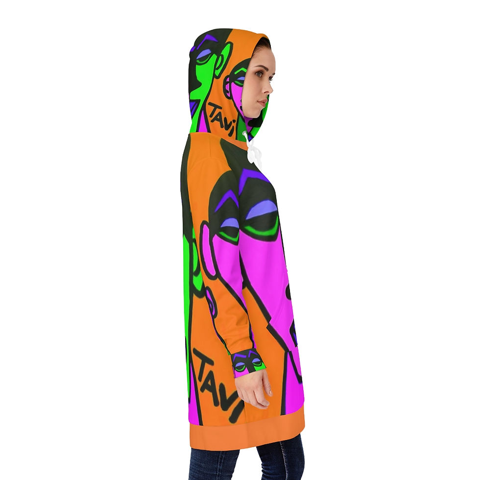 Thumbnail: TAVi's Tribe Women's Hoodie Dress