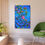 Thumbnail: Metal Fine Art Print, Original Pink Plumerias Home Decor