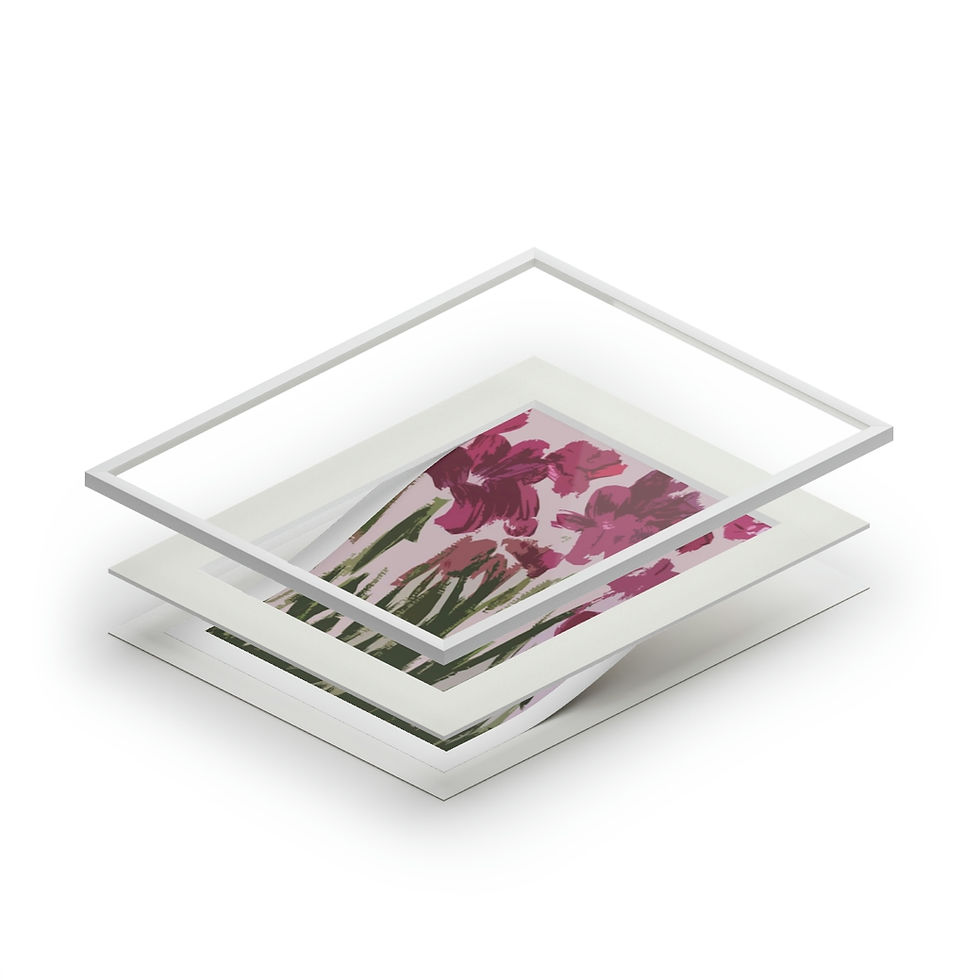 Thumbnail: "Pink Poppies" Fine Art Print