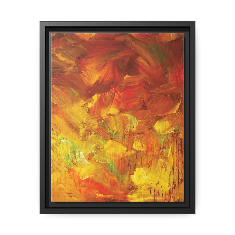 Thumbnail: Framed Canvas Art Print, Eco-Friendly Wall Art, Available in 10 sizes