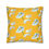 Thumbnail: Yellow with White Poppies Pillow Cover