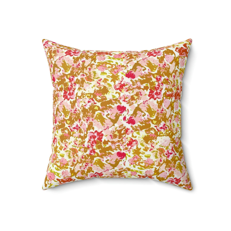 Thumbnail: Peonies Square Pillow