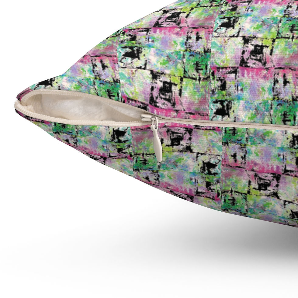 Thumbnail: Square Checkers Pillow in 4 sizes, from the Abstract Home Decor Collection