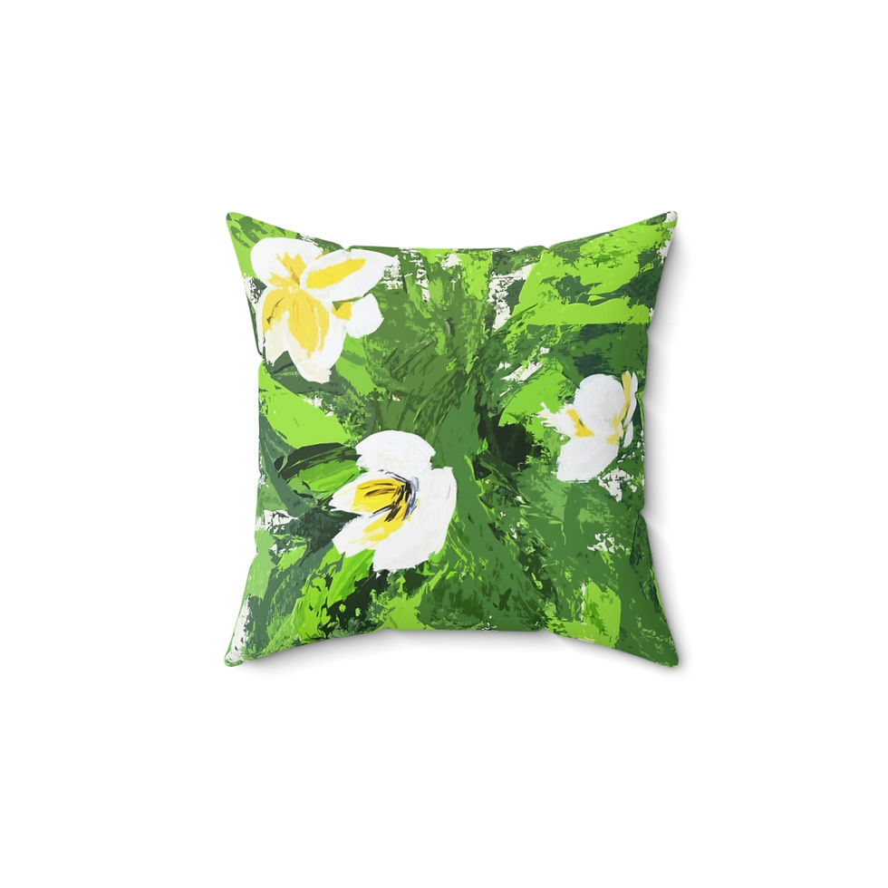 Thumbnail: Plumeria Square Pillow