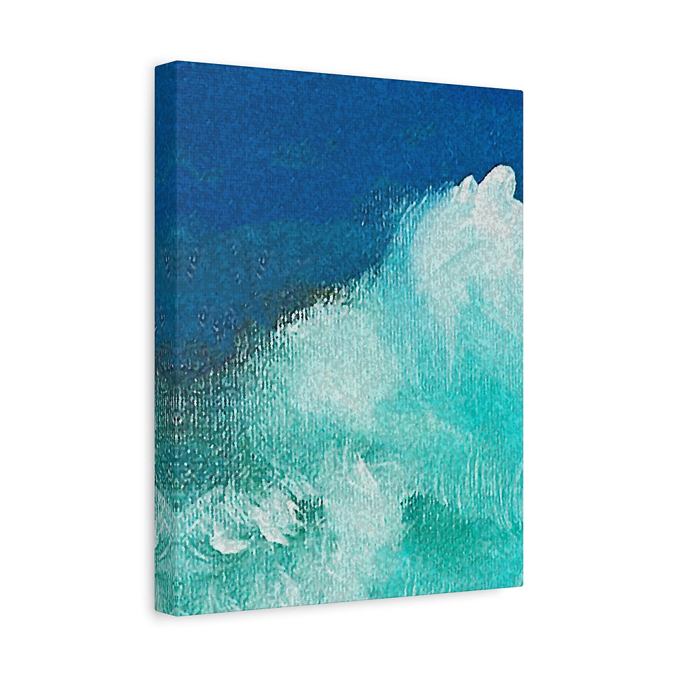 Thumbnail: Clouds Canvas Art, Original Handpainted Artwork
